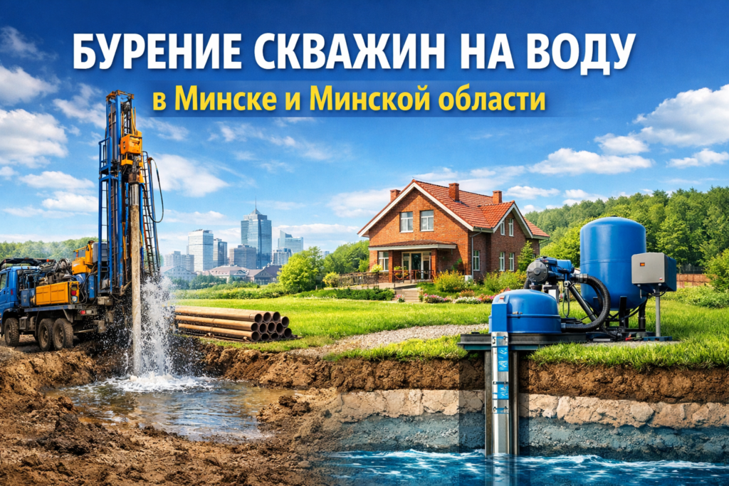 Бурение скважин в Минском районе и области