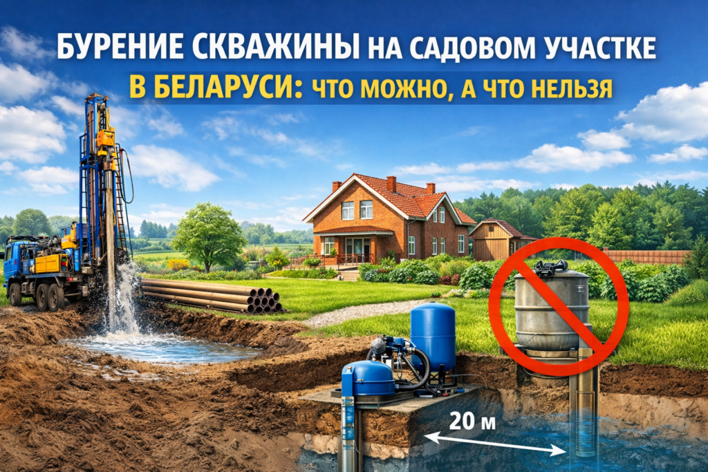 Нужна скважина на садовом участке?
