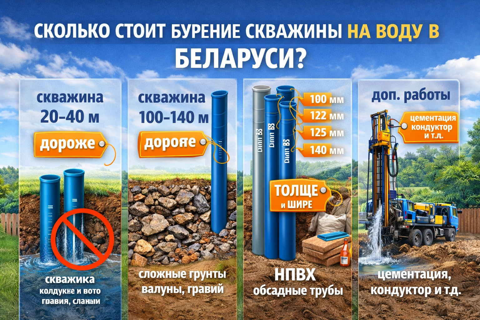 Как узнать реальную стоимость бурения скважины